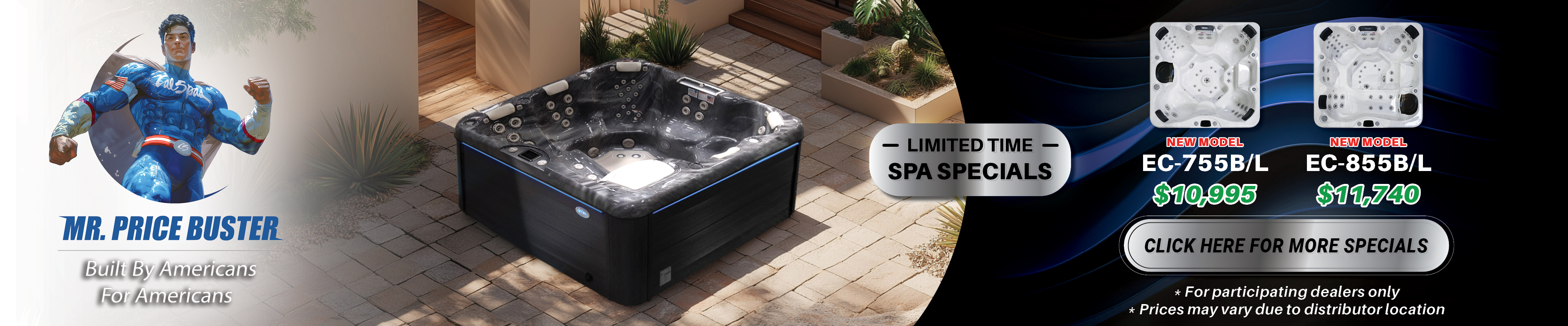 Calspas hot tub being used in a family setting - Appleton